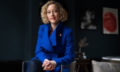 Cathy Newman photographed at The Allbright in London. Photograph: Alecsandra Raluca Dragoi