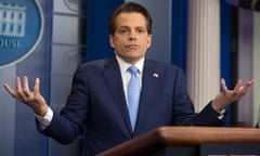 Anthony Scaramucci during his brief spell in the White House