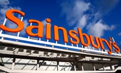 Sainsbury's supermarket sign