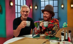 Crafty geezers ... Martin Kemp and Keith Lemon