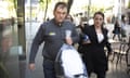 Michael Rogers leaves the Melbourne magistrates court after being granted bail