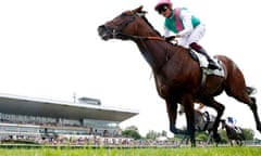 Rob Hornby and Westover win the Grand Prix De Saint Cloud (Group 1) race in July