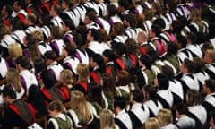 Graduates from the University of Edinburgh at a graduation ceremony.