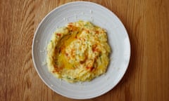 Quick salted cod potatoes, garlic and cheese.

Dish by Nuno Mendes.

Photograph by Felix Clay