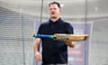 England director of men's cricket Rob Key in the nets in India