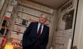 Claude Lanzmann at home in Paris, a tiny apartment crammed with cuttings, magazines and files. His book 'The Patagonian Hare' has just been translated from the French by Frank Wynne.