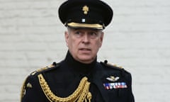 Prince Andrew at a ceremony commemorating the 75th anniversary of the liberation of Bruges