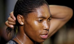 FILE PHOTO: South African athlete Caster Semenya speaks with journalists after she raced during a 2,000 metres at a small meeting in Montreuil, near Paris<br>FILE PHOTO: South African athlete Caster Semenya speaks with journalists after she raced during a 2,000 metres for the first time after her ban due to elevated testosterone levels, at a small meeting in Montreuil, near Paris, France, June 11, 2019. REUTERS/Philippe Wojazer/File Photo