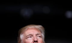 Donald Trump Campaigns In Toledo, OH Ahead Of Presidential Election<br>TOLEDO, OH - OCTOBER 27: Republican presidential nominee Donald Trump speaks to supporters during a campaign event at the SeaGate Convention Centre on October 27, 2016 in Toledo, Ohio. The presidential general election is November 8. (Photo by J.D. Pooley/Getty Images)