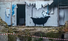 The Bathtub, an artwork by Banksy