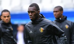 Christian Benteke, at Euro 2016 with Belgium, scored 10 goals in 42 appearances for Liverpool last season.