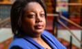 Malorie Blackman in a bookshop in London in 2021