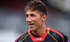 Gavin Henson with the Dragons in 2018.