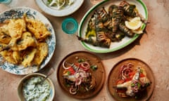 Ravinder Bhogal's sardine pakoras with dill raita, barbecued sardines with quick pickled fennel and zhoug and sardine and tomato bruschetta.