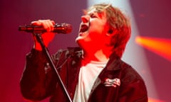 Lewis Capaldi performing at Manchester Apollo.