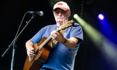 Michael Chapman performing at Green Man festival in 2014.