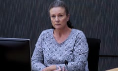 Kathleen Folbigg appears via video link during a convictions inquiry at the NSW Coroners Court in Sydney, 2019
