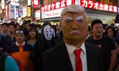 Halloween costumes on October 28 in Tokyo, Japan