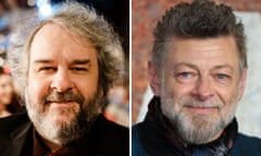 Peter Jackson and Andy Serkis.