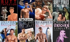 Chuck Tingle book covers