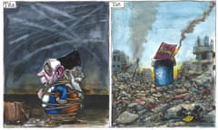 Martin Rowson on the temptation of Benjamin Netanyahu and Ayatollah Ali Khamenei – cartoon