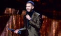 Brit Awards 2019 - Show - London<br>Calvin Harris accepts the award for British Producer of the Year on stage at the Brit Awards 2019 at the O2 Arena, London. PRESS ASSOCIATION PHOTO. Picture date: Wednesday February 20, 2019. See PA story SHOWBIZ Brits. Photo credit should read: Victoria Jones/PA Wire. EDITORIAL USE ONLY.