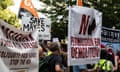 A protest against Haringey council on 3 July 2017