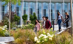 The new £60 million Student Centre and University Square.