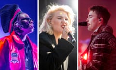 Best of British … (L-R) Little Simz, Self Esteem and Sam Fender.