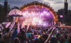 MØ performs at the Secret Garden Party.