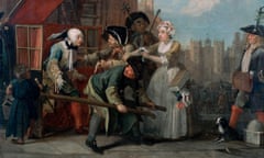 William Hogarth (1697-1764), 
The Rake’s Progress IV: The Arrest, 
Oil on canvas, 1734