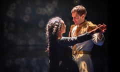 Adelle Leonce (Anna) and Chris Jenks (Vronsky) dancing in Anna Karenina