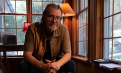 Author George Saunders photographed by his daughter at home in New York State. 12/12/2020