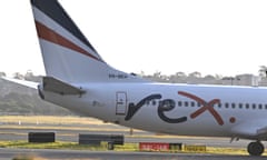 A Rex Airlines plane at Sydney airport