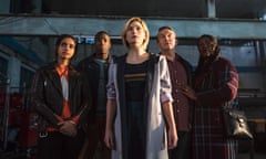 WARNING: Embargoed for publication until 00:00:01 on 27/09/2018 - Programme Name: Doctor Who Series 11 - TX: n/a - Episode: n/a (No. 1) - Picture Shows: **Strictly Embargoed until 27/09/2018 00:00:01** Yaz (MANDIP GILL), Ryan (TOSIN COLE), The Doctor (JODIE WHITTAKER), Graham (BRADLEY WALSH), Grace (SHARON D CLARKE) - (C) BBC / BBC Studios - Photographer: Sophie Mutevelian