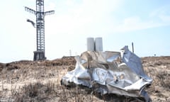 Debris left in Boca Chica, Texas, after the untimely demise of SpaceX’s Starship in April.