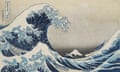 Hokusai’s Under the Wave Off Kanagawa (The Great Wave), from Thirty-six views of Mt Fuji, colour woodblock, 1831