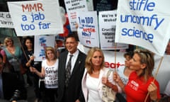 Andrew Wakefield at a General Medical Council disciplinary hearing in London, 2007