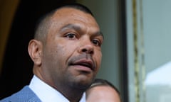 Wallabies player Kurtley Beale outside Downing Centre district court in Sydney in June