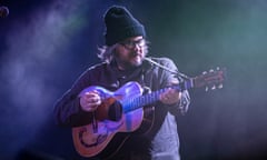 Done with small talk ... Jeff Tweedy at Barrowland Ballroom, Glasgow.