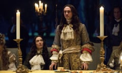 Programme Name: Versailles - TX: n/a - Episode: n/a (No. n/a) - Picture Shows:  Philippe (ALEXANDER VLAHOS), Louis XIV (GEORGE BLAGDEN) , Bontemps (STUART BOWMAN) - (C) Canal + - Photographer: Canal+