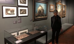 Art historian Juliet Bareau-Wilson at the Goya exhibition in Agen, France.