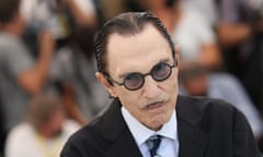 Member of Sparks and all-round genius Ron Mael at a screening of the film Annette at Cannes