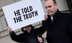 Rick Gates leaves federal court after being sentenced to 45 days in jail and three years probation, in Washington in December 2019.