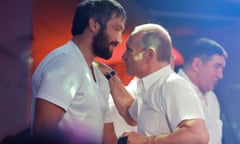 Vladimir Putin has been keen to associate himself with Alexander Ovechkin (left) for years