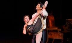 Ryoichi Hirano (Crown Prince Rudolf) and Natalia Osipova (Baroness Mary Vetsera) in Mayerling by the Royal Ballet in October 2022.