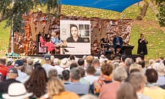 People watching a talk at Adelaide Writers’ Week.