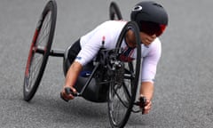 2020 Tokyo Paralympics - Day 7<br>OYAMA, JAPAN - AUGUST 31: Oksana Masters of Team United States competes during the Women’s H4-5 Time Trial on day 7 of the Tokyo 2020 Paralympic Games at Fuji International Speedway on August 31, 2021 in Tokyo, Japan. (Photo by Dean Mouhtaropoulos/Getty Images)
