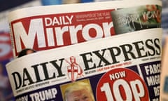 Daily Mirror and Daily Express