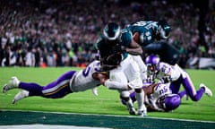 Philadelphia Eagles running back D'Andre Swift had a career night against the Minnesota Vikings